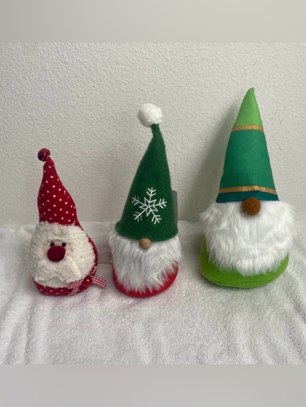Target Festive Red Green Gnome Home Decor Set of 3 Christmas Holiday Farmhouse